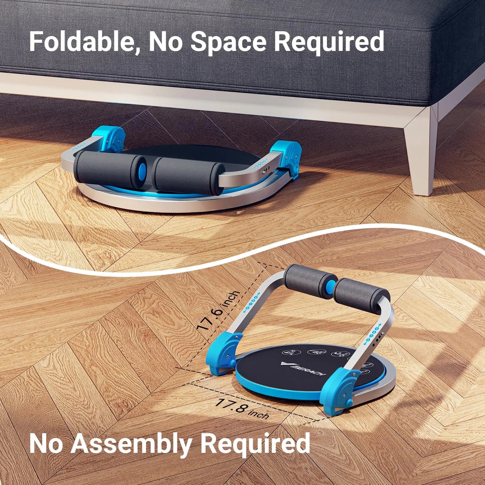MERACH Adjustable Resistance Automatic Sit Up Machine