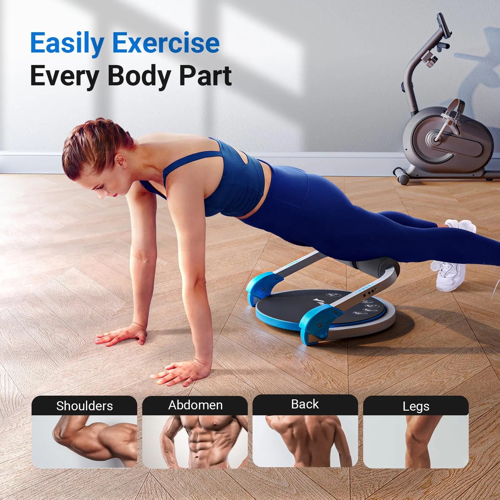 MERACH Adjustable Resistance Automatic Sit Up Machine