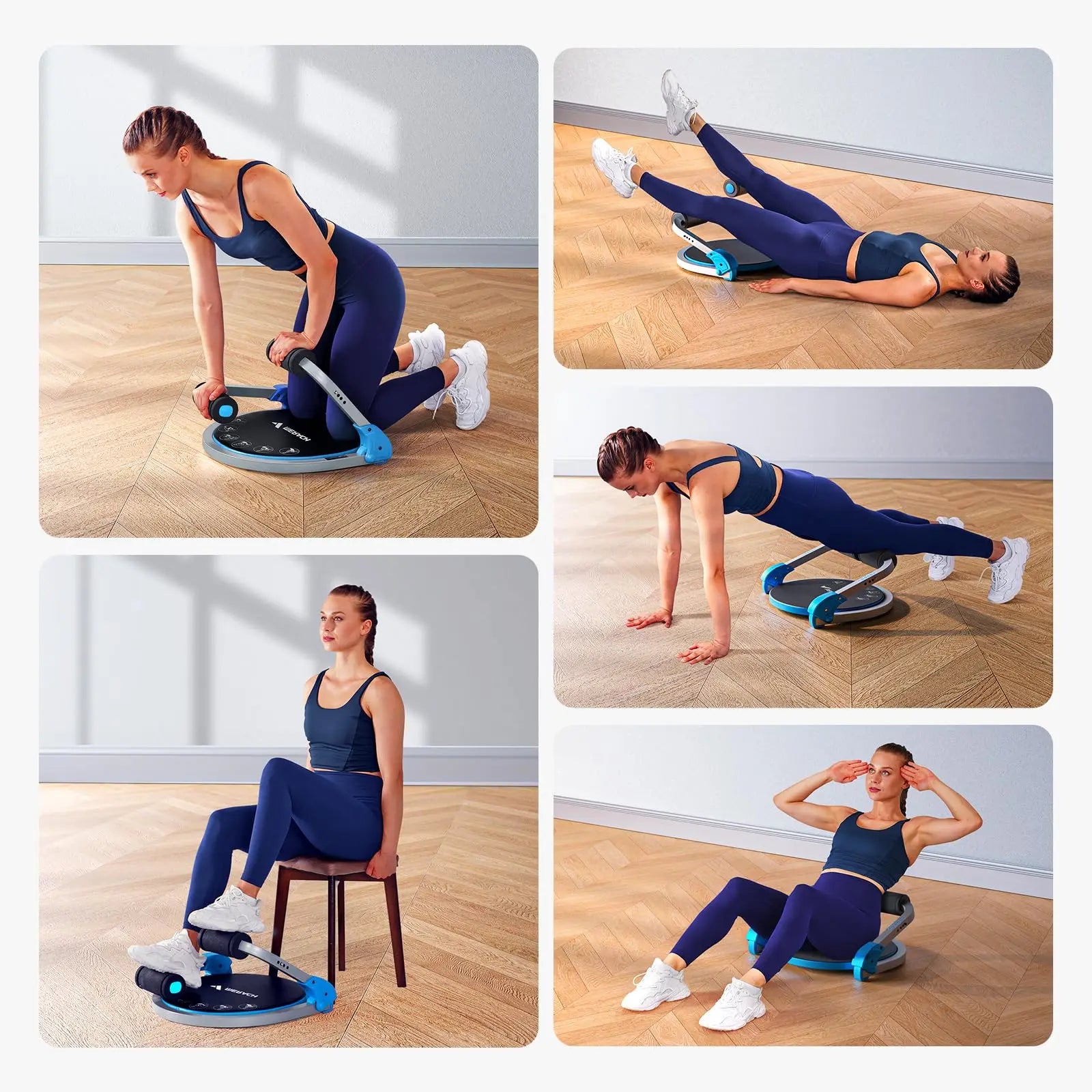 MERACH Adjustable Resistance Automatic Sit Up Machine
