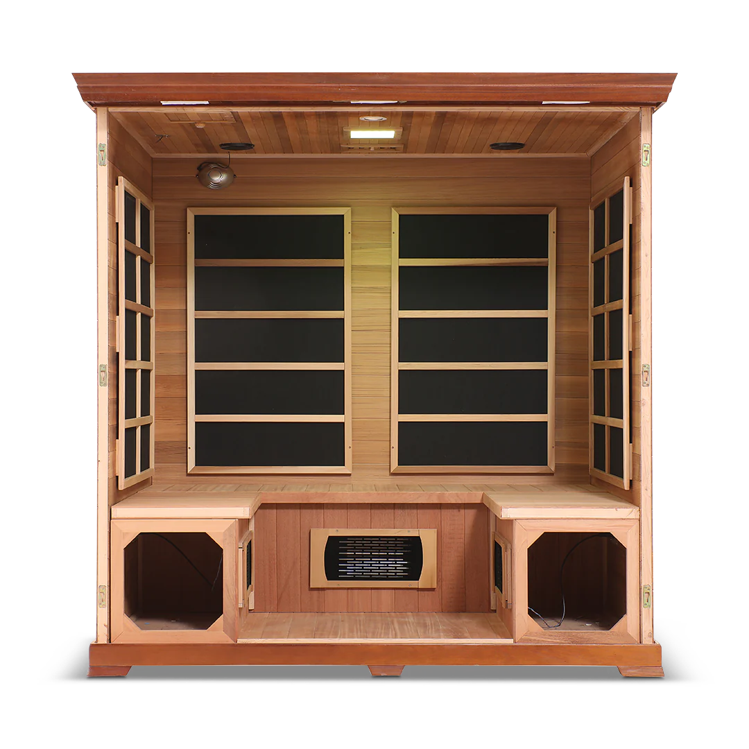 Health Smart 4 Person Full Spectrum Infrared Sauna (Cedar)