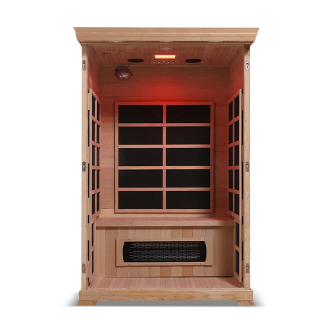 Health Smart 2 Person Full Spectrum Infrared Sauna (Hemlock)