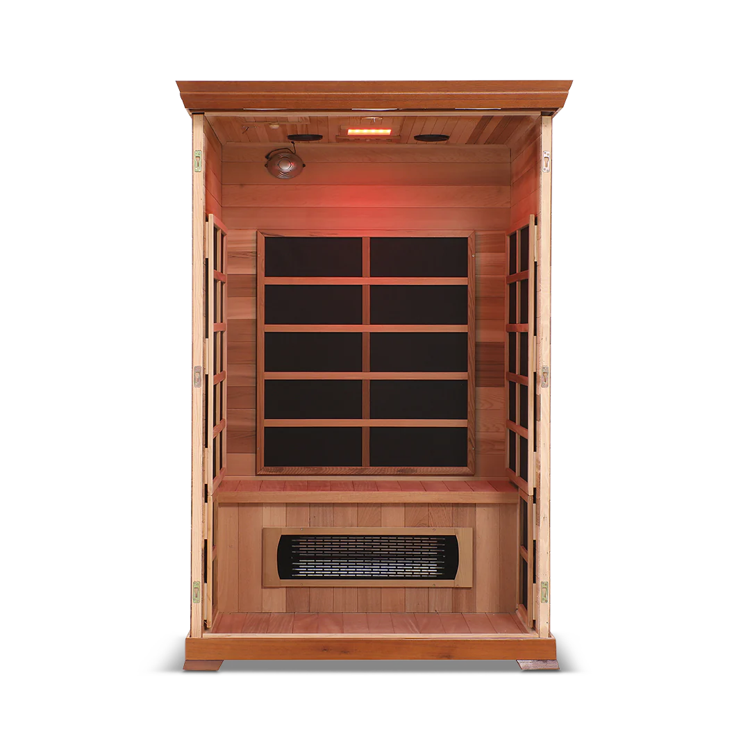 Health Smart 2 Person Full Spectrum Infrared Sauna (Cedar)