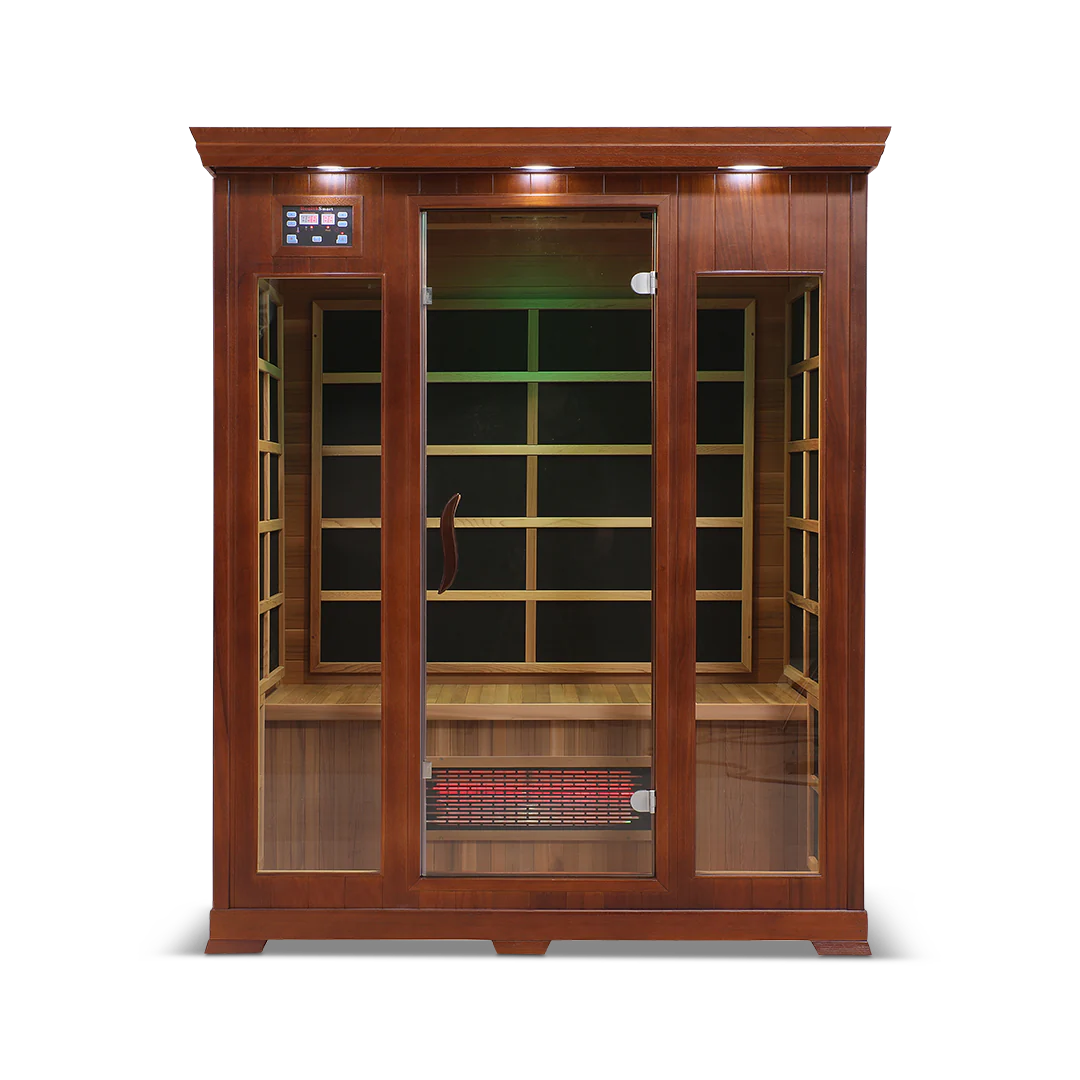 Health Smart 3 Person Full Spectrum Infrared Sauna (Cedar)
