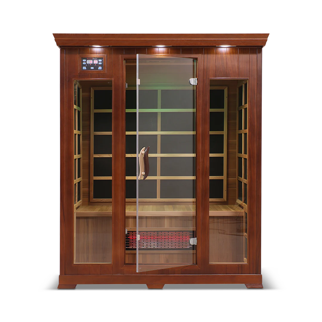 Health Smart 3 Person Full Spectrum Infrared Sauna (Cedar)