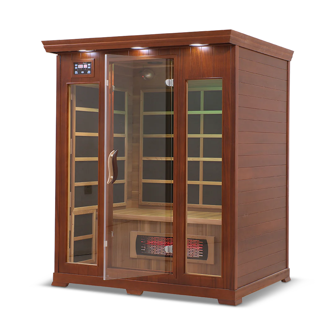 Health Smart 3 Person Full Spectrum Infrared Sauna (Cedar)