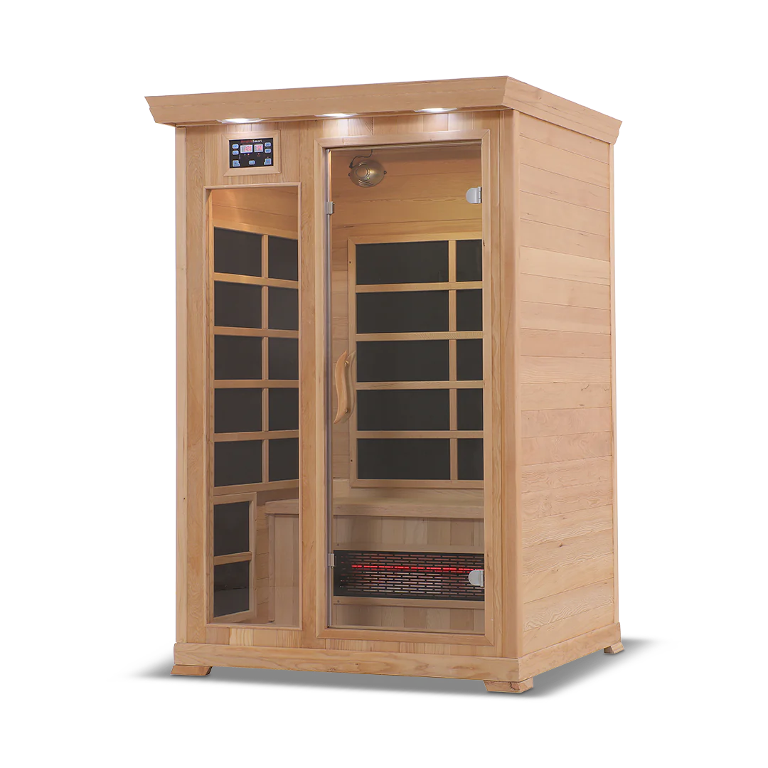 Health Smart 2 Person Full Spectrum Infrared Sauna (Hemlock)