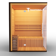 3 Person Home Steam Sauna | Traditional 7™