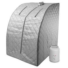 Durasage Portable Personal Therapeutic Spa Home Steam Sauna Weight Loss Slimming Detox (Gray Outline)