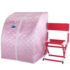 Durasage Large Portable Low EMF Negative Ion Indoor Sauna with Chair and Heated Footpad Included