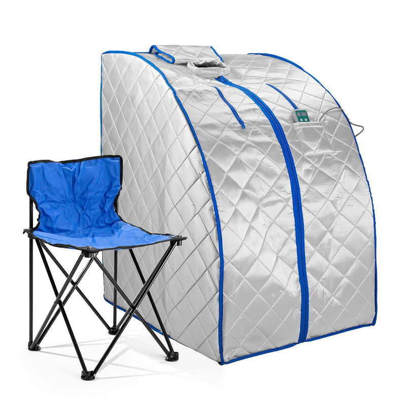 Durasage Infrared Heated Personal Sauna with Heating Foot Pad and Chair