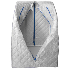 Durasage Lightweight Personal Steam Sauna for Weight Loss, Detox & Relaxation, 60 Minute Timer - Blue