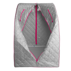 Durasage Lightweight Personal Steam Sauna for Weight Loss, Detox & Relaxation, 60 Minute Timer - Pink