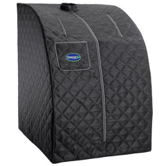 Durasage Personal Steam Sauna for Weight Loss, Detox & Relaxation at Home, Chair Included - (Black)