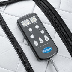 Durasage Large Portable Low EMF Negative Ion Indoor Sauna with Chair and Heated Footpad Included - Silver