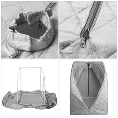Durasage Portable Personal Therapeutic Spa Home Steam Sauna Weight Loss Slimming Detox (Gray Outline)
