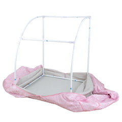 Durasage Oversized Portable Steam Sauna for Weight Loss, Detox & Relaxation at Home, Chair Included - Pink