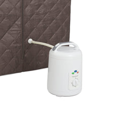 Durasage Personal Steam Sauna for Weight Loss, Detox & Relaxation at Home, Chair Included - Black Coffee