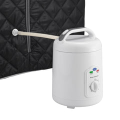 Durasage Personal Steam Sauna for Weight Loss, Detox & Relaxation at Home, Chair Included - (Black)