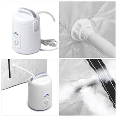 Durasage Oversized Portable Steam Sauna for Weight Loss, Detox & Relaxation at Home, Chair Included - Silver