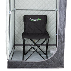 Durasage Portable Full Body Steam Sauna for at Home | 1200W 2.6L Steam Generator Including Remote Control | Portable Chair (1-Person)