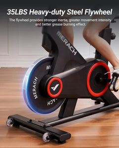 MERACH Exercise Bike with Bluetooth