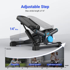 MERACH Mini Stepper and Resistance Bands