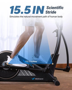 MERACH Hyper-Quiet Elliptical Machine