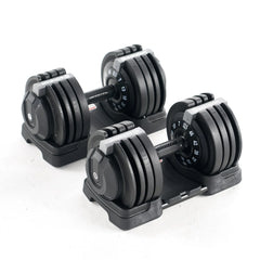 Echelon Adjustable Dumbbells with Stand