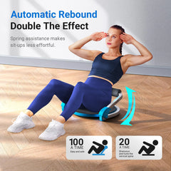 MERACH Adjustable Resistance Automatic Sit Up Machine