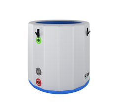 RevX Inflatable Barrel with Inflatable Steps