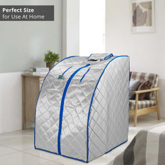 Durasage Infrared Heated Personal Sauna with Air Ionizer Generator, 5+ Temperature Levels & up to 30 minutes