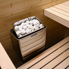 Harvia KIP80B Stainless Steel 8KW Sauna Heater with built-in control