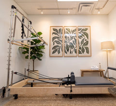 Janet Elite Plus Foldable Pilates Reformer – Studio Grade Luxury Maple Wood Home Pilates Machine - RE016