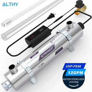 ALTHY Whole House UV Ultraviolet Water Sterilizer System Filter Purifier...