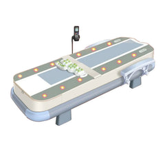 HEALTHFOREVER Electric Jade Stone Massage Bed With Heat Kneading Roller