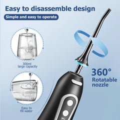 USB Rechargeable Water Flosser With 300ML Water Tank