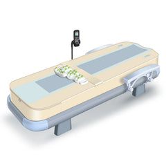 HEALTHFOREVER Electric Jade Stone Massage Bed With Heat Kneading Roller