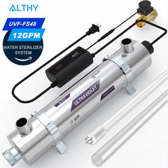 ALTHY Whole House UV Ultraviolet Water Sterilizer System Filter Purifier + Smart Flow Control