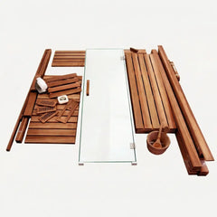Custom Indoor Sauna Room - 6' x 6' x 8' - Finnish Sauna Builders