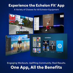 Echelon Stride-6 S™ 2026 Auto-Fold Smart Treadmill w. 10″ HD Touchscreen