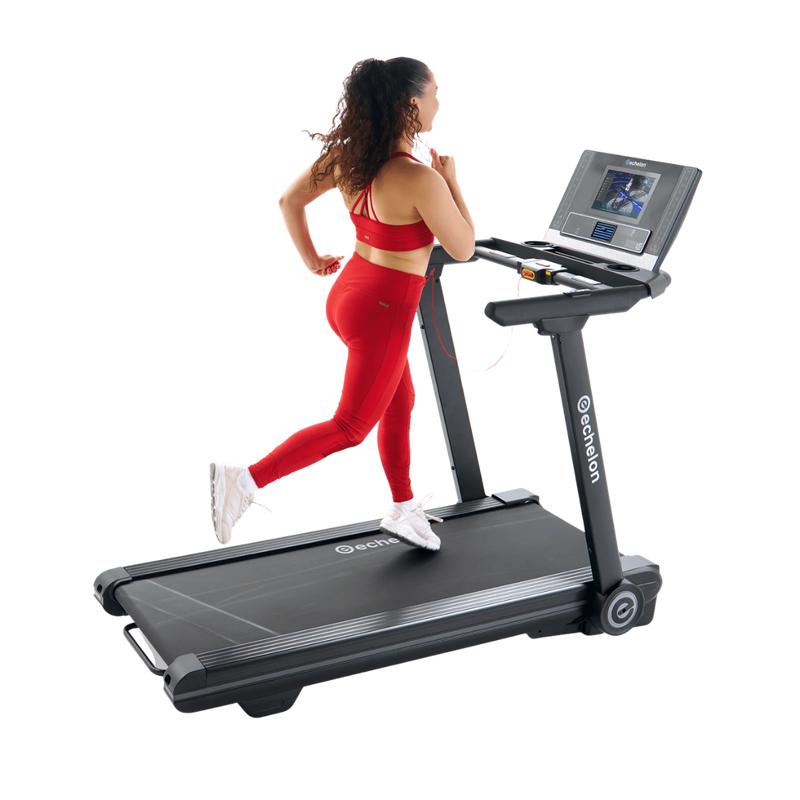 Echelon Stride-6 S™ 2026 Auto-Fold Smart Treadmill w. 10″ HD Touchscreen