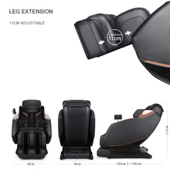 Airvana Zenith Full Body Zero-Gravity Shiatsu Massage Chair With Heat And Voice Control (SAK93154)