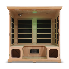 Health Smart 4 Person Full Spectrum Infrared Sauna (Hemlock)