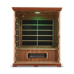 Health Smart 3 Person Full Spectrum Infrared Sauna (Cedar)