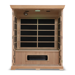 Health Smart 3 Person Full Spectrum Infrared Sauna (Hemlock)