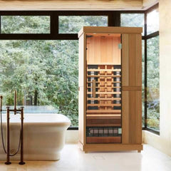 Finnmark FD-1 Full Spectrum 1-Person Home Infrared Sauna With Bluetooth Audio [FD-KN001]