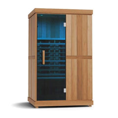 Finnmark FD-2 Full-Spectrum 2-Person Home Infrared Sauna With Built-In LCD Touchscreen Controller [FD-KN002]
