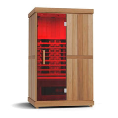 Finnmark FD-2 Full-Spectrum 2-Person Home Infrared Sauna With Built-In LCD Touchscreen Controller [FD-KN002]