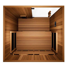 Finnmark FD-2 Full-Spectrum 2-Person Home Infrared Sauna With Built-In LCD Touchscreen Controller [FD-KN002]