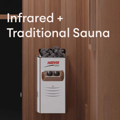 Finnmark FD-4 Trinity 2-Person Home Infrared & Steam Sauna Combo [FD-KN004]